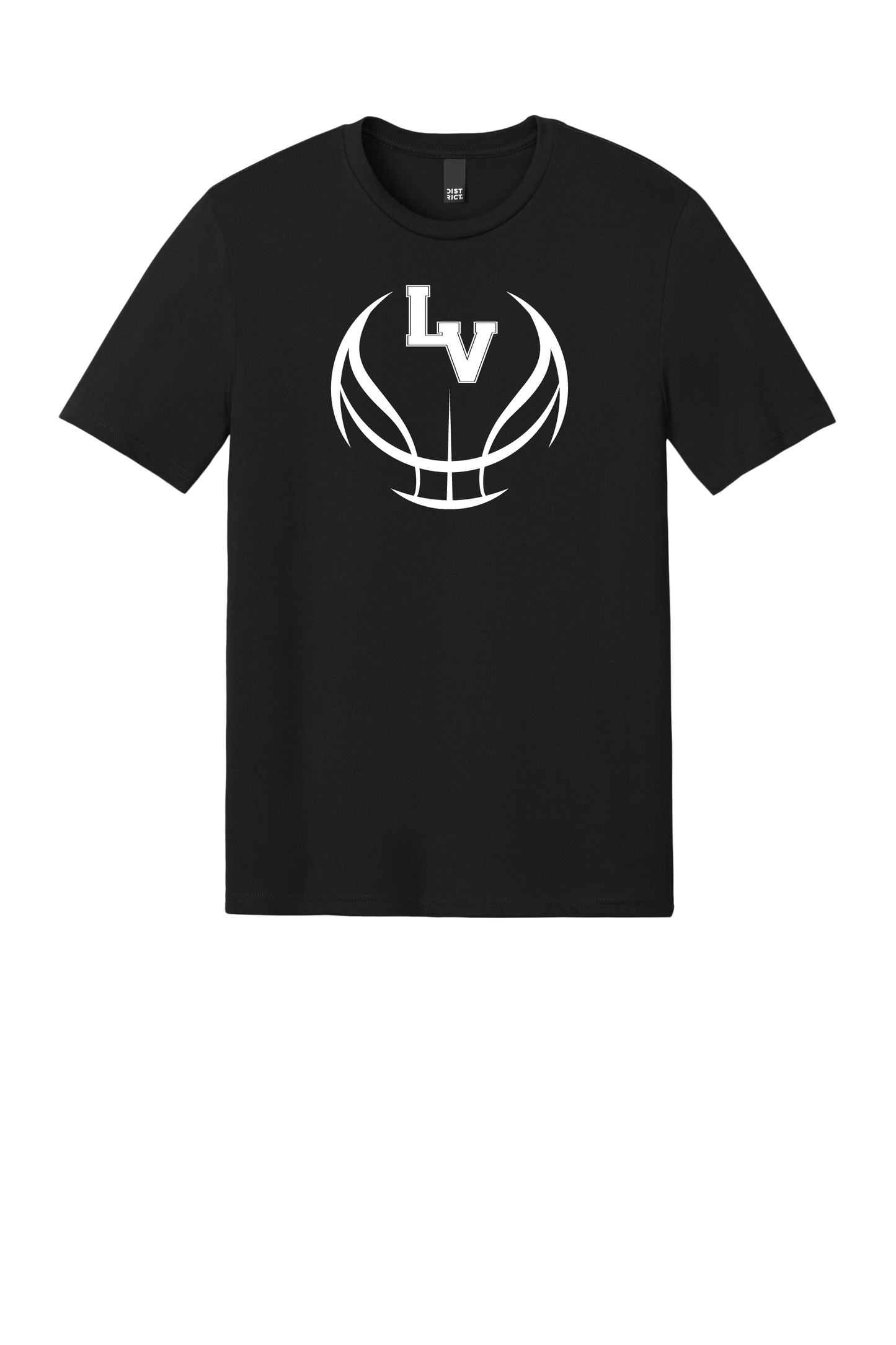 LV Basketball Black Tee