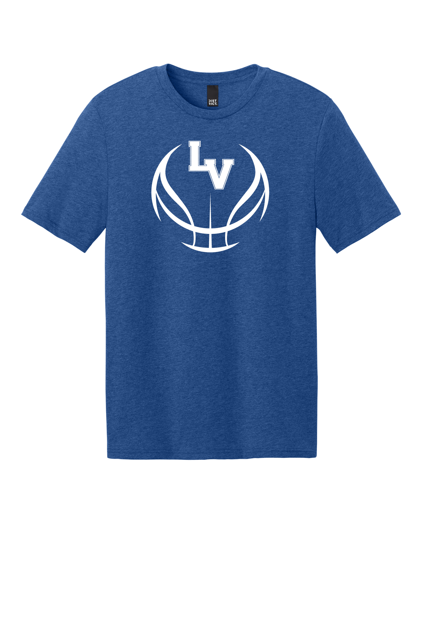 LV Basketball Blue Tee