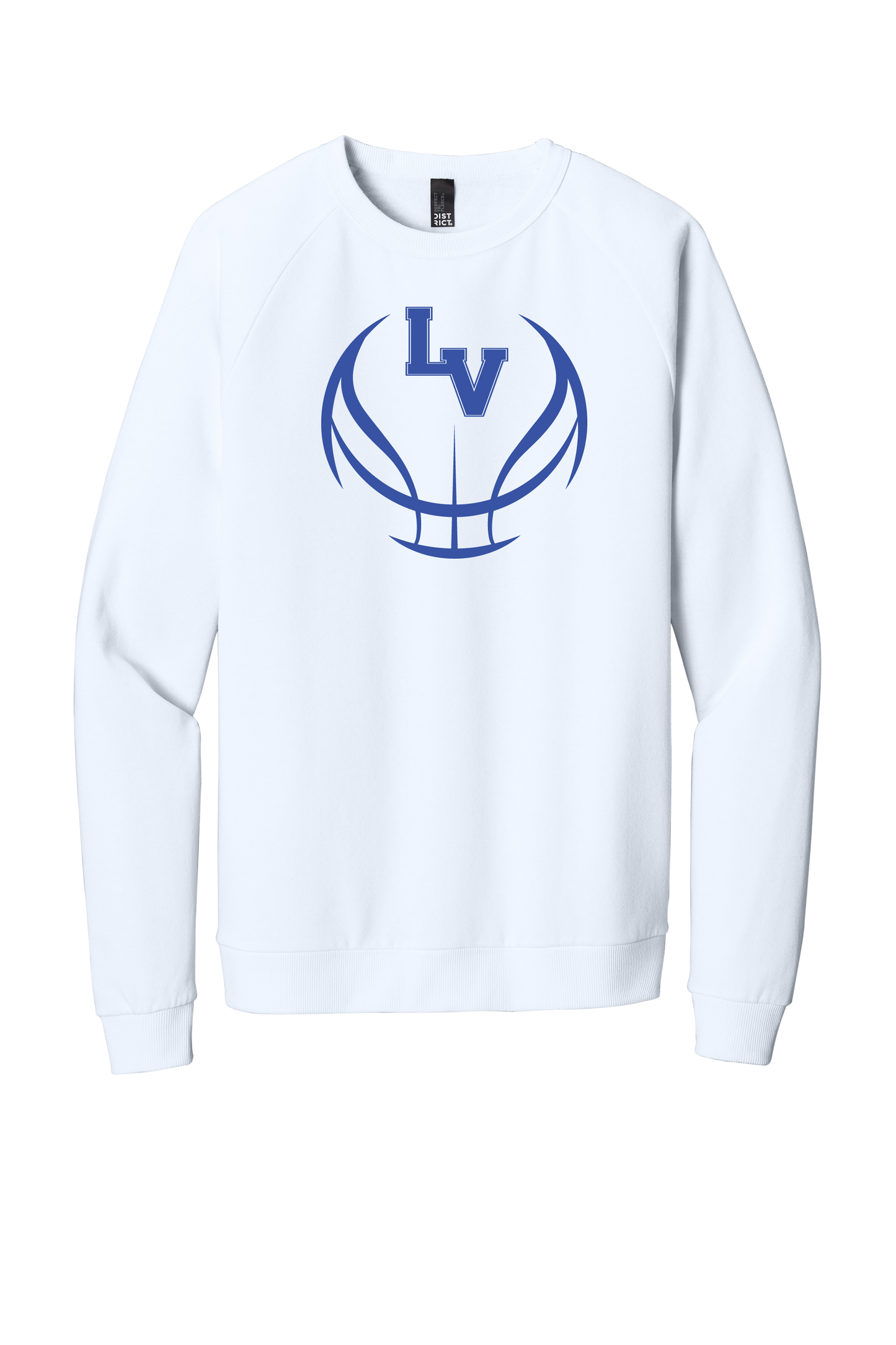 LV Basketball White Crewneck Sweatshirt
