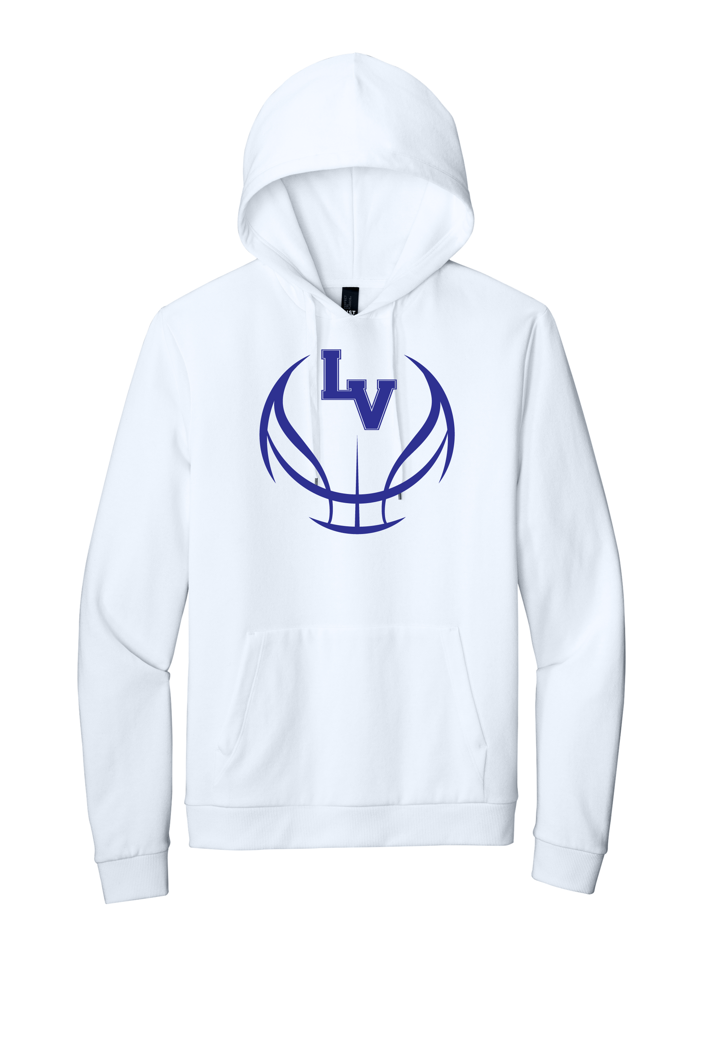LV Basketball White Hoodie