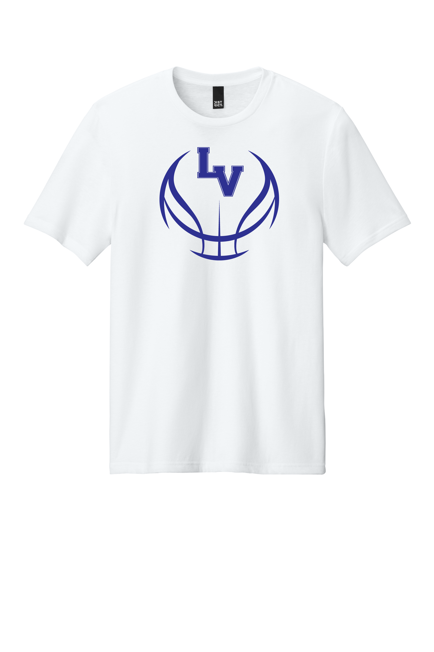 LV Basketball White Tee