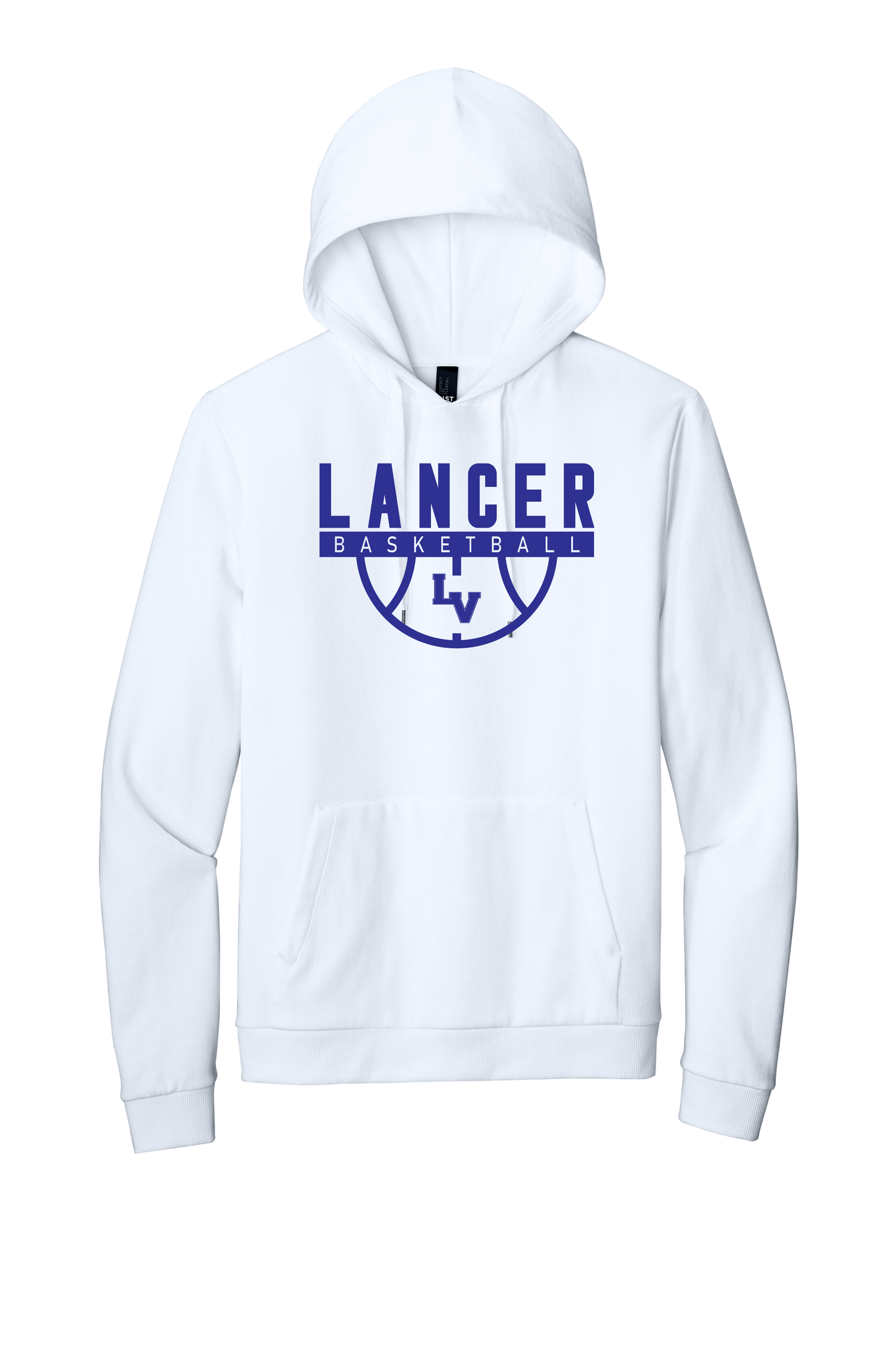 Lancer Basketball White Hoodie