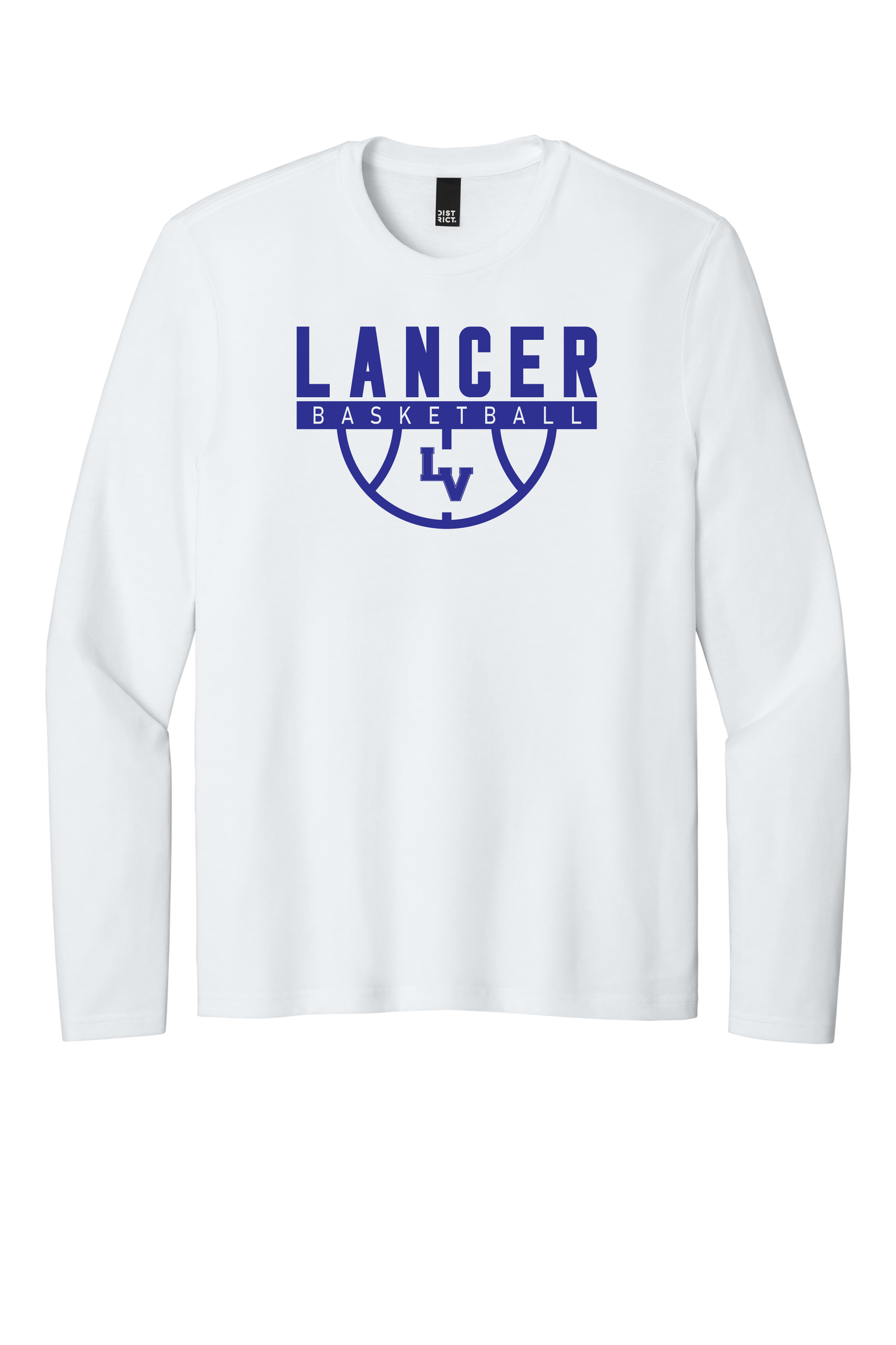 Lancer Basketball White Long Sleeve
