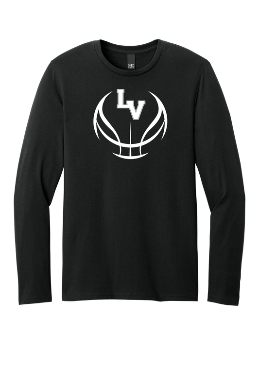 LV Basketball Black Long Sleeve Tee