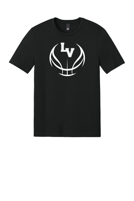 LV Basketball Black Tee