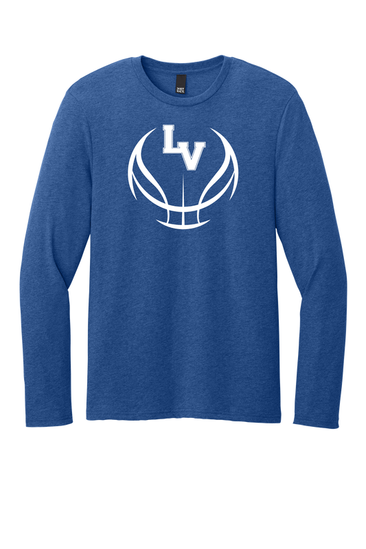 LV Basketball Blue Long Sleeve Tee