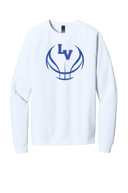 LV Basketball White Crewneck Sweatshirt