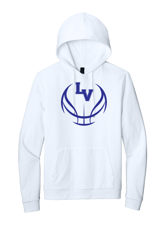 LV Basketball White Hoodie