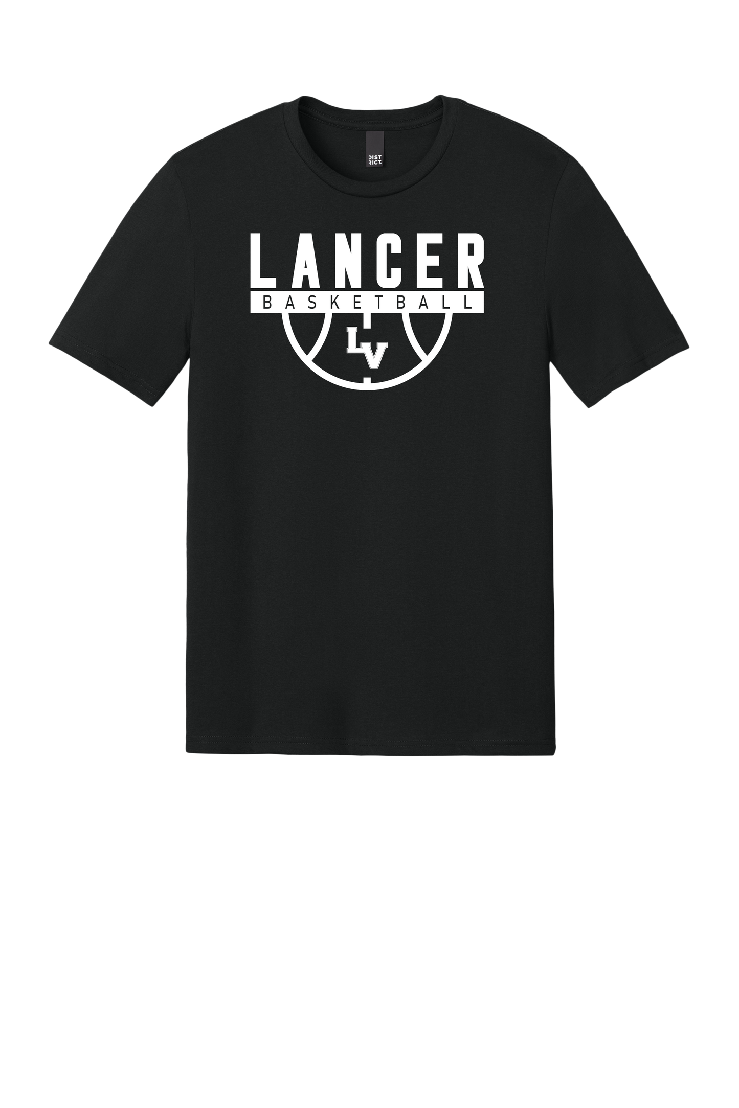 Lancer Basketball Black Tee