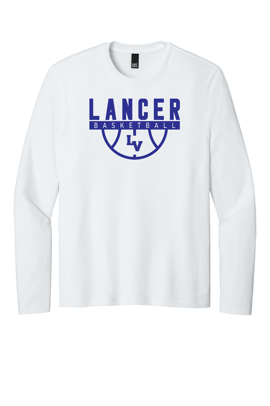 Lancer Basketball White Long Sleeve