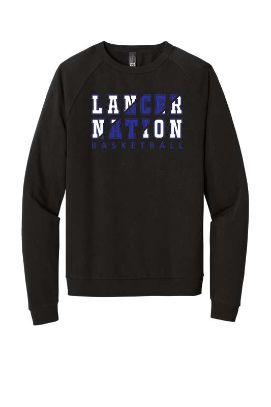 Lancer Nation Black Crewneck Sweatshirt