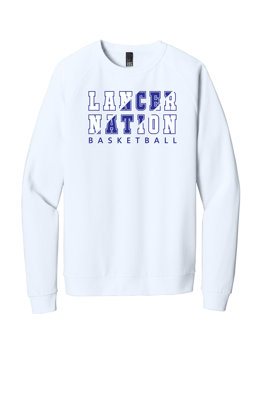 Lancer Nation White Crewneck Sweatshirt
