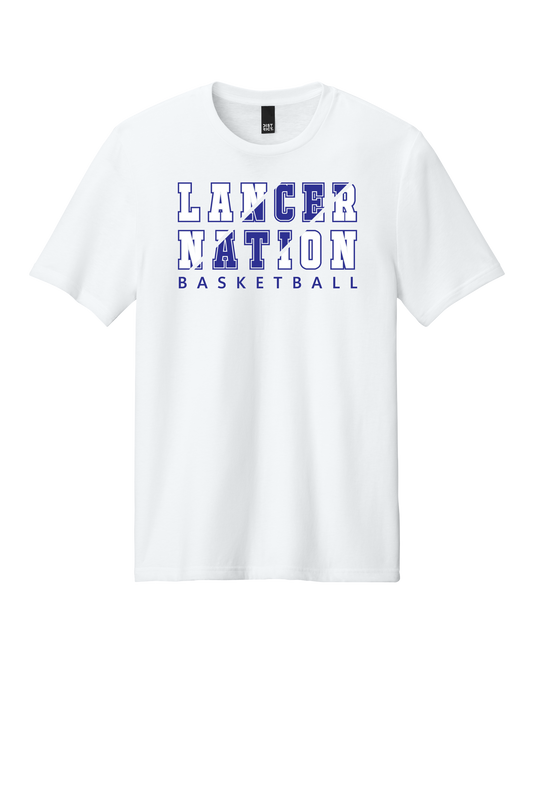 Lancer Nation White Tee